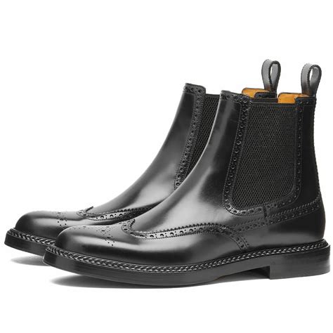 gucci chealse boots mens black|men's Gucci timberland boots.